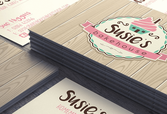 Susie's Bakehouse - Business Cards