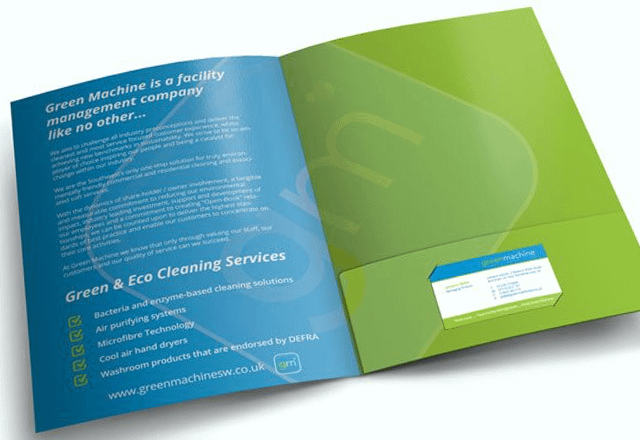 Folders for Green Machine