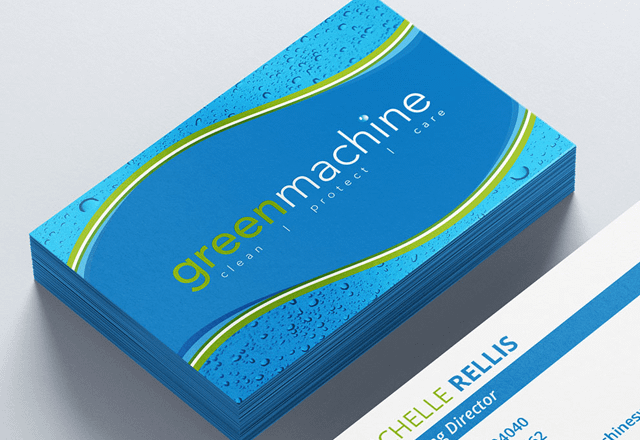 Green Machine - Business cards