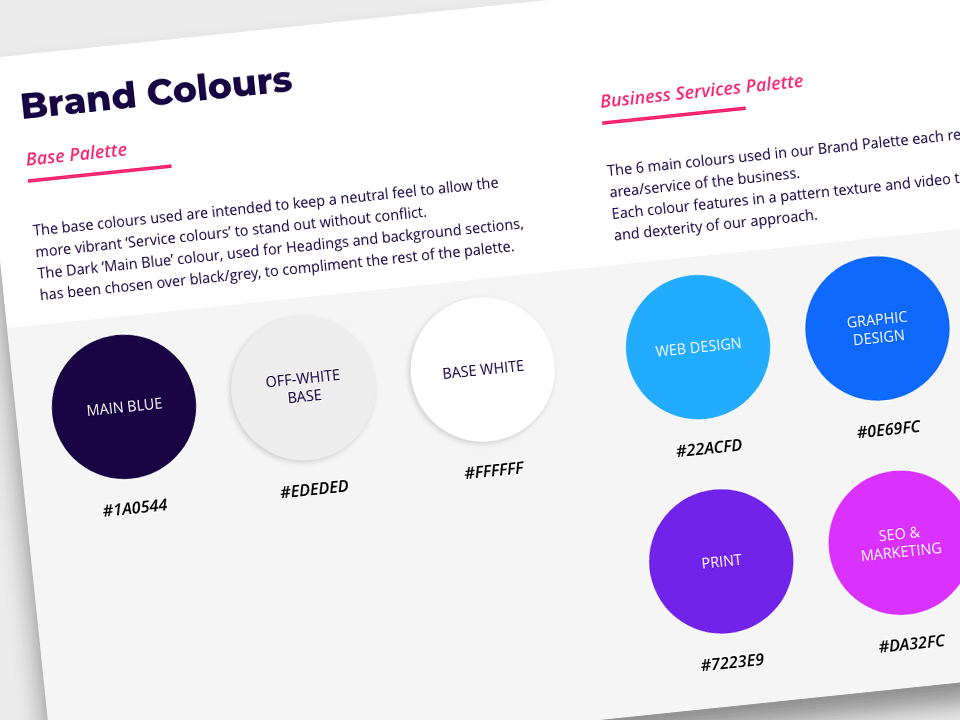 Brand Guidelines Colours